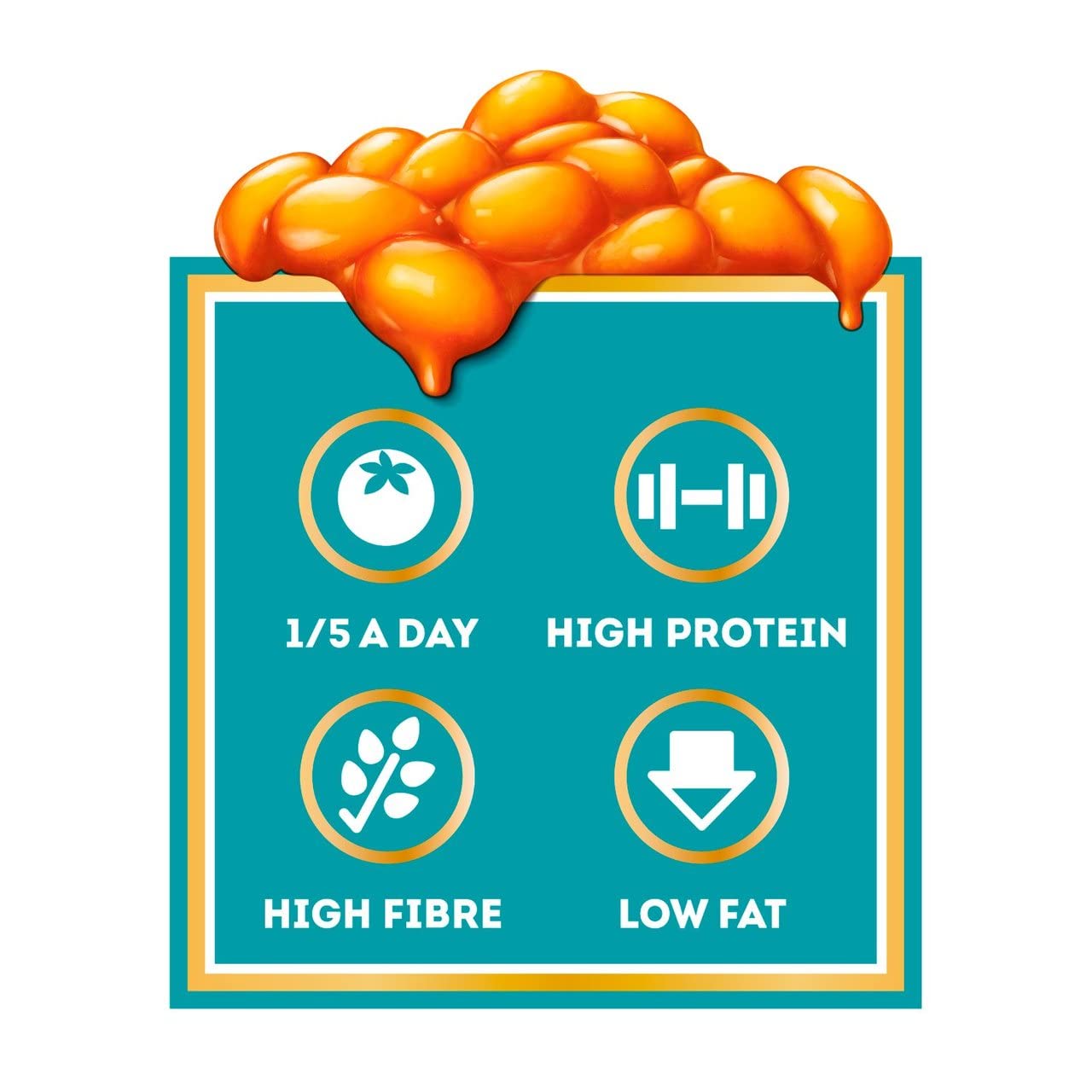 HEINZ Baked Beans 4x415g 5