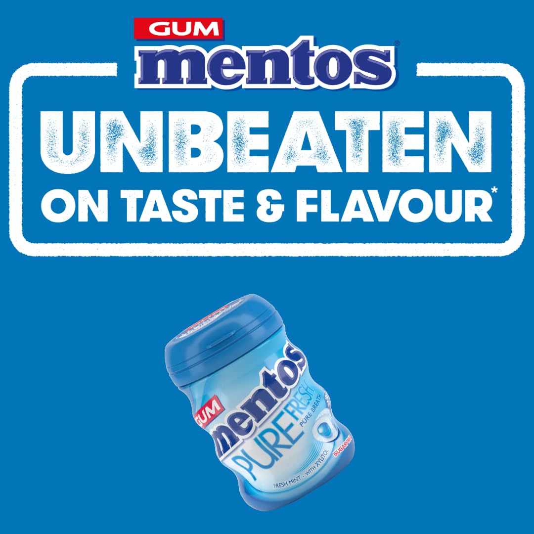 Mentos Pure Fresh Fresh Mint Chewing Gum 35 Pieces – Sugar-Free, Refreshing 4