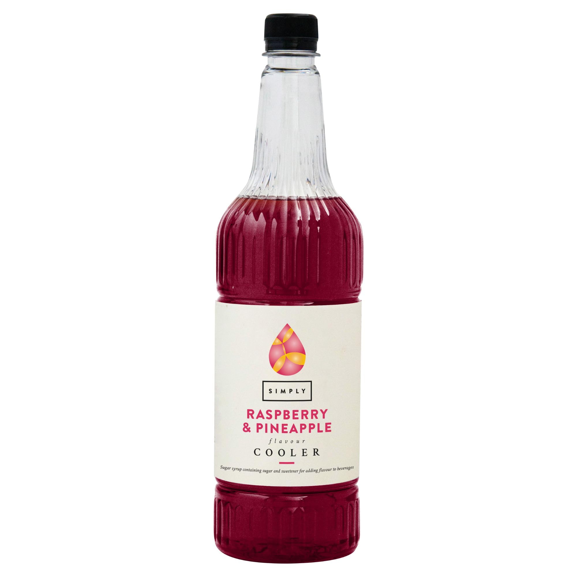Simply Raspberry & Pineapple Cooler Beverage Syrup - Vegan, Gluten Free | 1 L