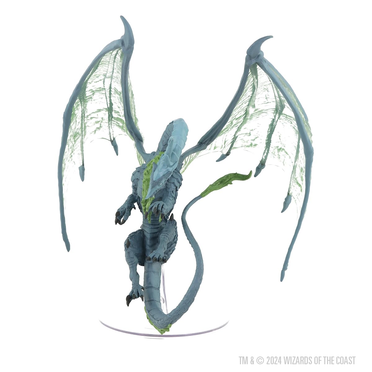 Dungeons & Dragons Icons of the Realms: Adult Moonstone Dragon Miniature by WizKids 4