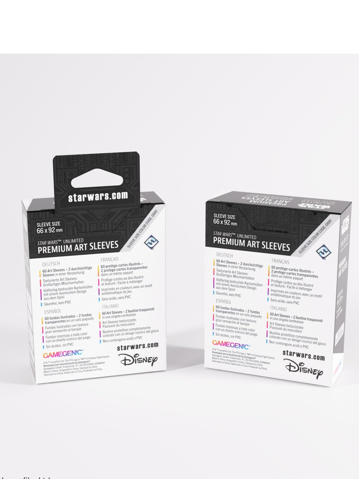 Gamegenic Star Wars: Unlimited Art Sleeves – Blaues Kartenrückseitendesign 5