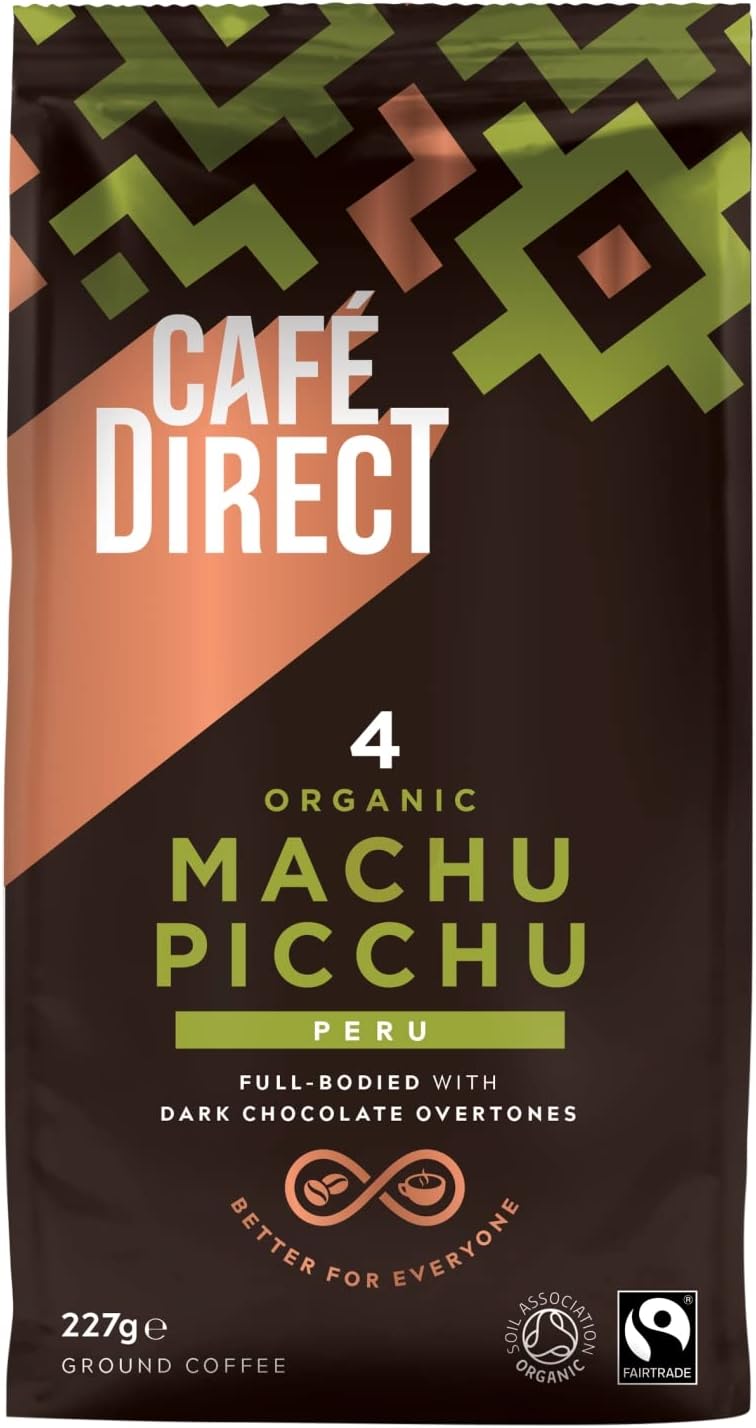 Cafedirect Machu Picchu Organic Ground Coffee, 227g