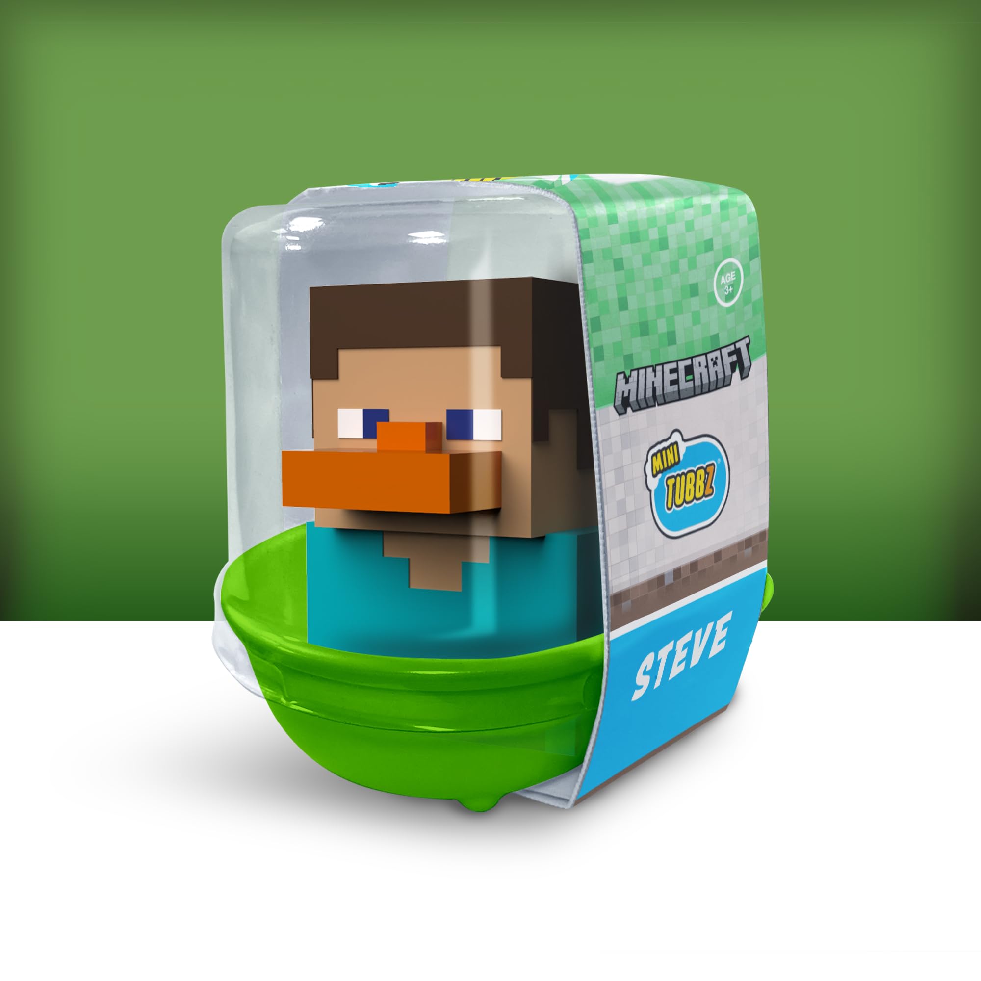 Minecraft Mini Steve Collectible Vinyl Rubber Duck Figure - Official TUBBZ Merchandise 8