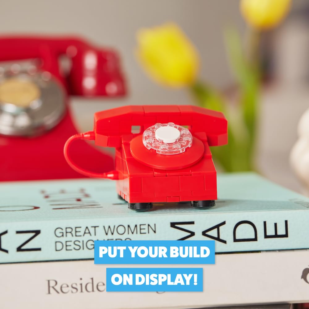 MAX Premium Retro-Bausteine ​​– Telefon-Design, 256-teiliges Sammelset für Kinder ab 3 Jahren 4