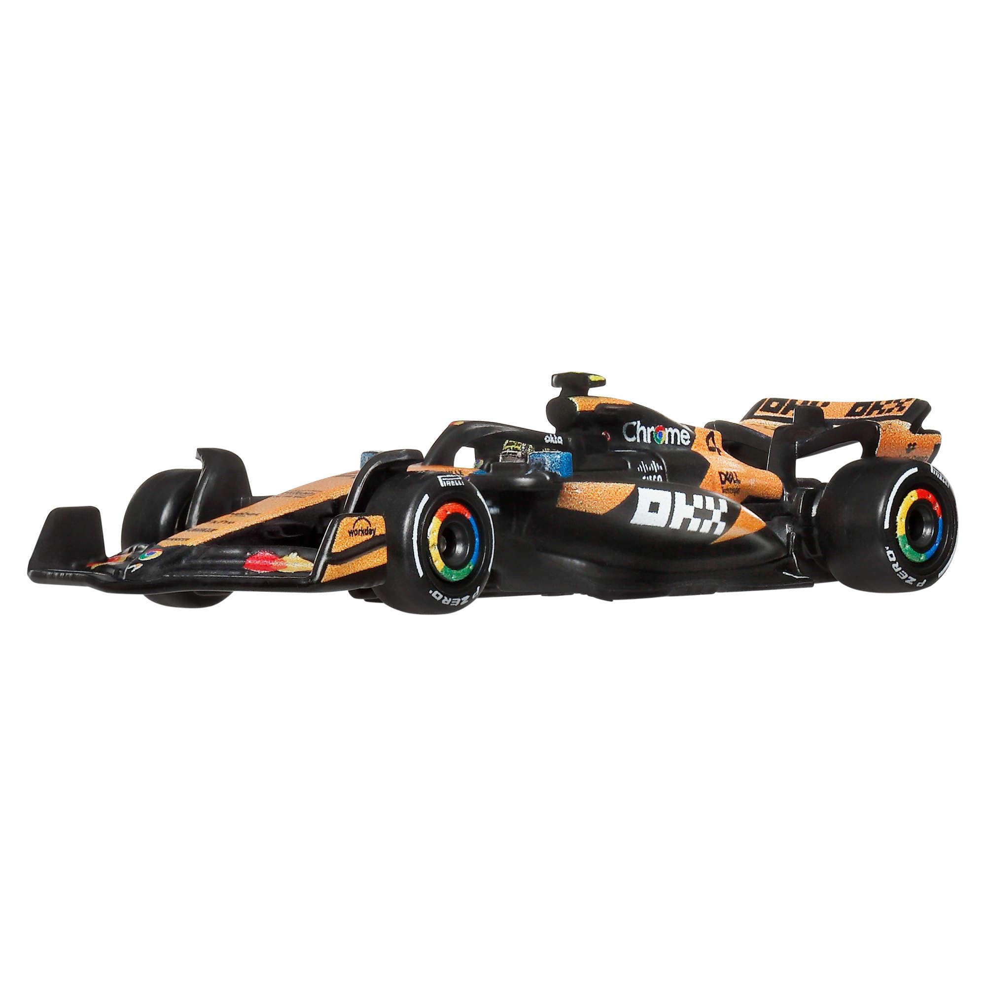 Hot Wheels Premium Formula 1 Toy Car 2-Pack - 1:64 Scale Die-Cast Set with Real Riders Tires 4