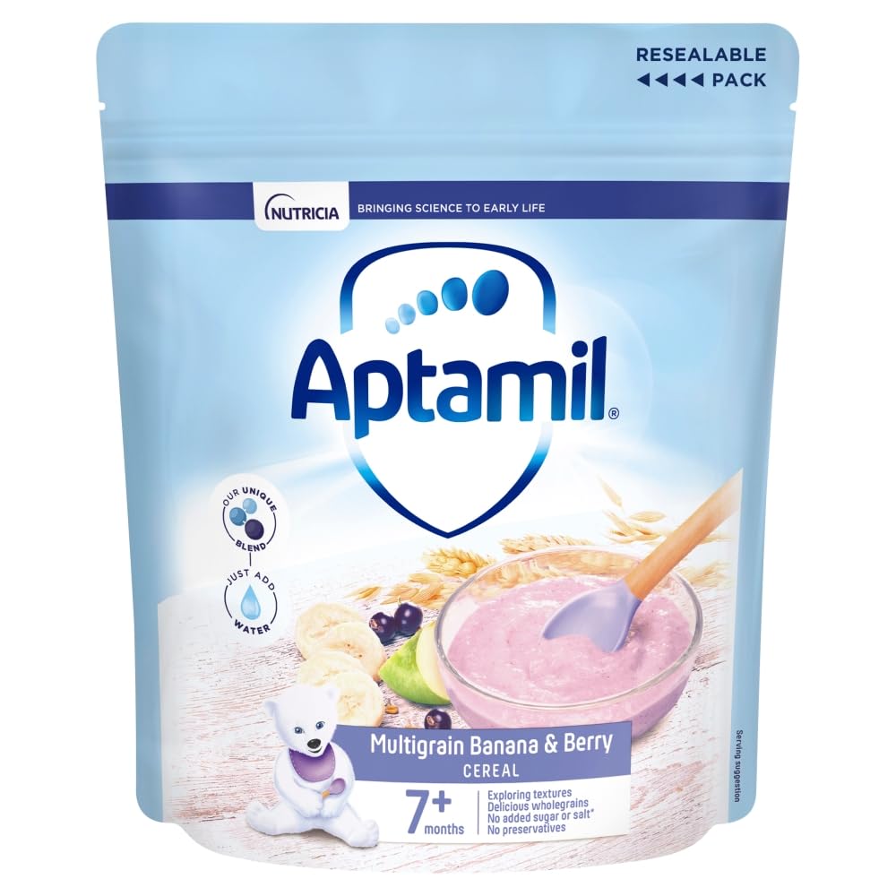 Aptamil Multigrain Banana & Berry Stage 2 Cereal 200g 1