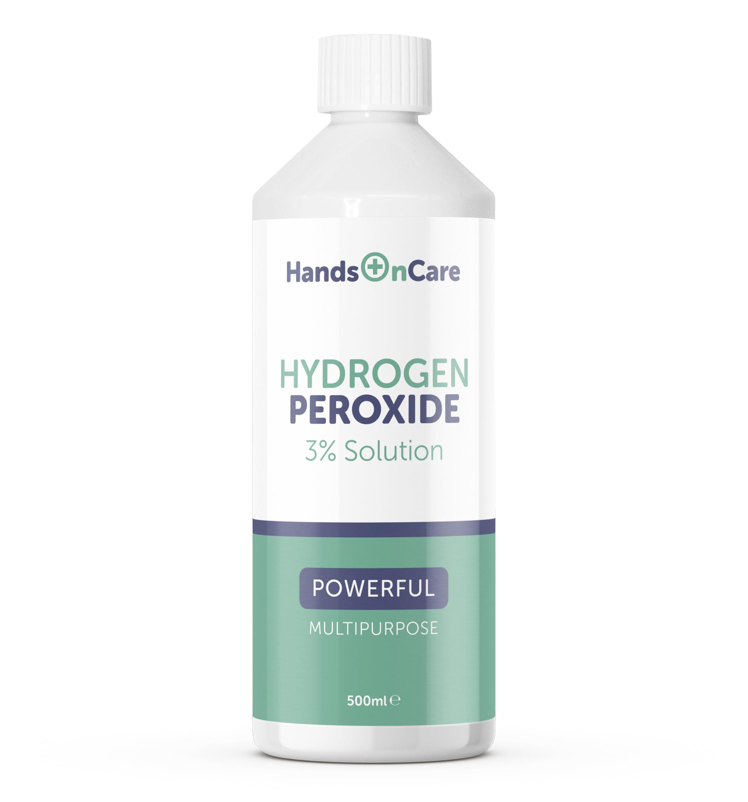 HandsOnCare Hydrogen Peroxide 3% All-Purpose Cleaner & Stain Remover | 500ml Liquid | Unscented
