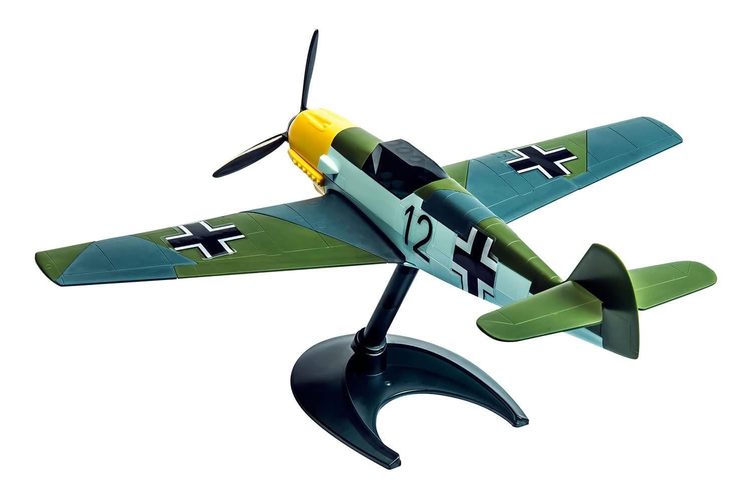 Airfix QUICKBUILD Messerschmitt Bf109 Model Kit - No Glue, No Paint, Snap-Together Aircraft for Kids 5+ 5