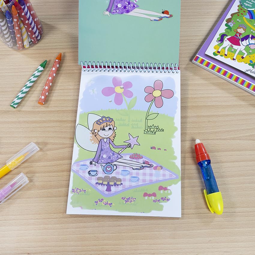 Galt Water Magic - Fairies Colouring Book | Mess-Free Reusable | Ages 3+