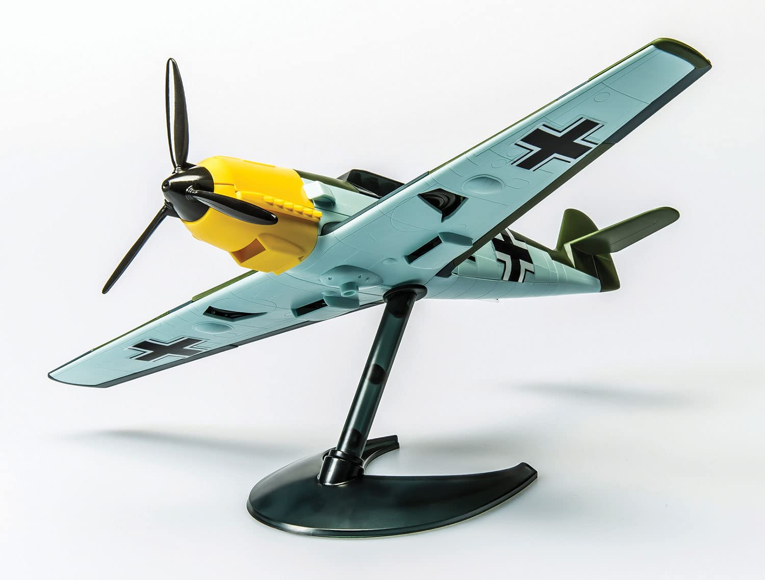 Airfix QUICKBUILD Messerschmitt Bf109 Model Kit - No Glue, No Paint, Snap-Together Aircraft for Kids 5+ 4