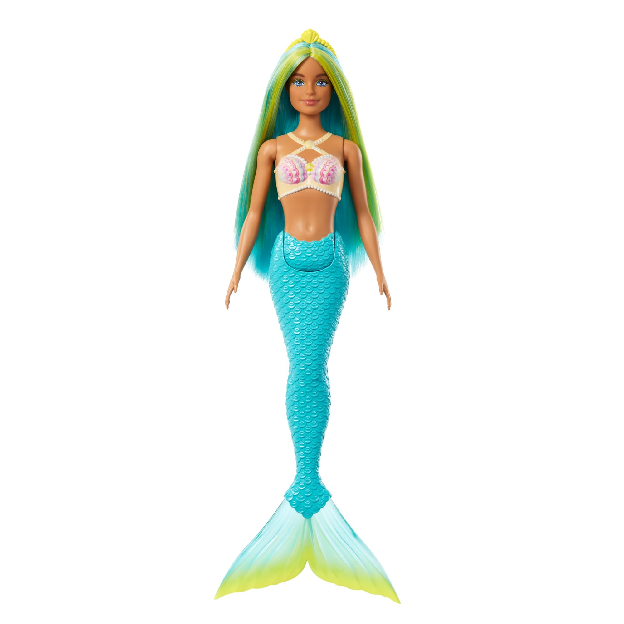 Barbie HRR03 Mermaid Doll with Two-Tone Fantasy Hair and Headband Accessory
