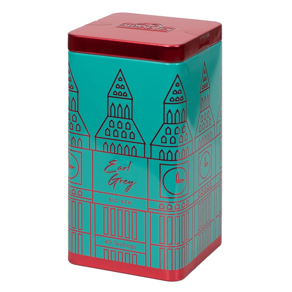 Ahmad Tea Contemporary London Caddy - Earl Grey Black Tea with Bergamot (40 Bags) 3