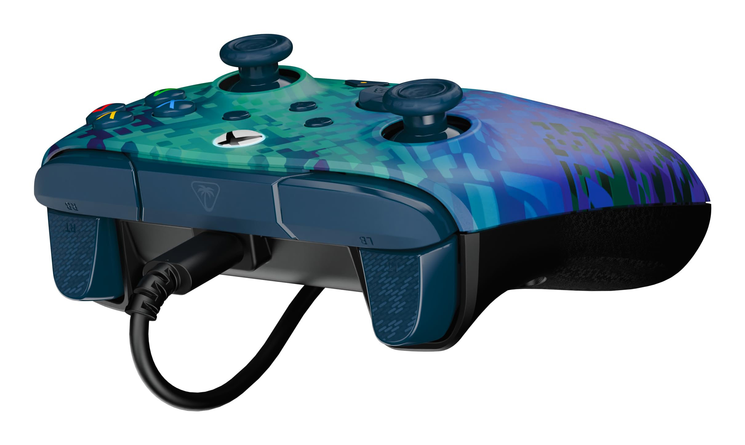 Turtle Beach Rematch Advanced Wired Gaming Controller - Glitch Green | Xbox & PC 6