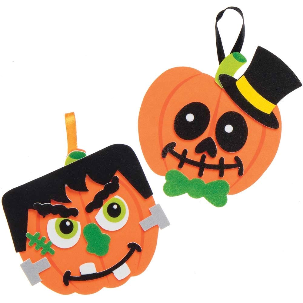 Baker Ross Pumpkin Mix and Match Halloween Decoration Craft Kits - Pack of 8 4