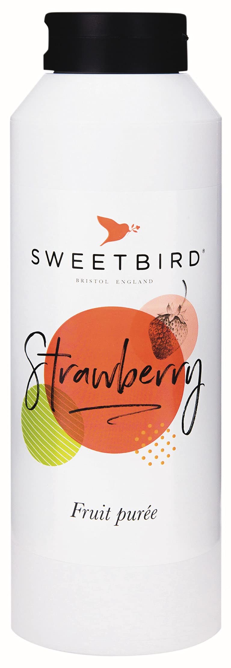 Sweetbird Strawberry Purée - 1 Litre | Vegan Friendly | Made in France