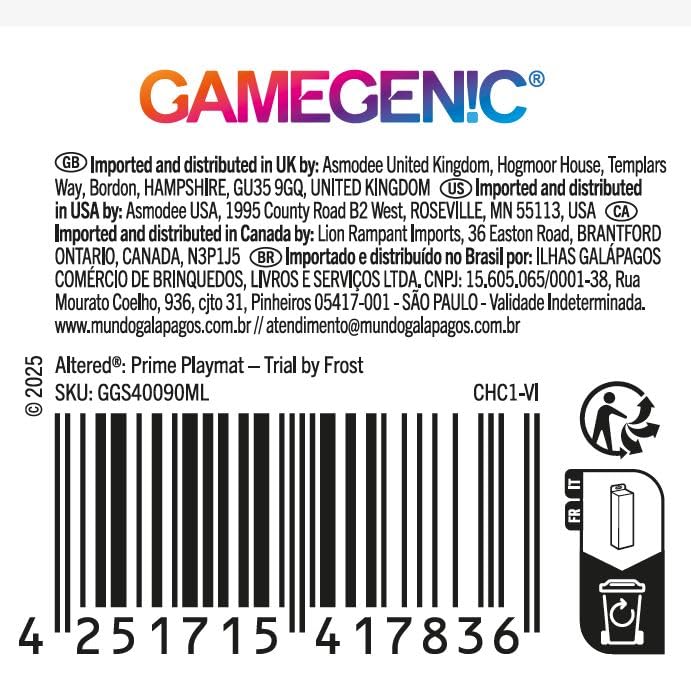 Gamegenic Altered: Prime Playmat Trial by Frost 5
