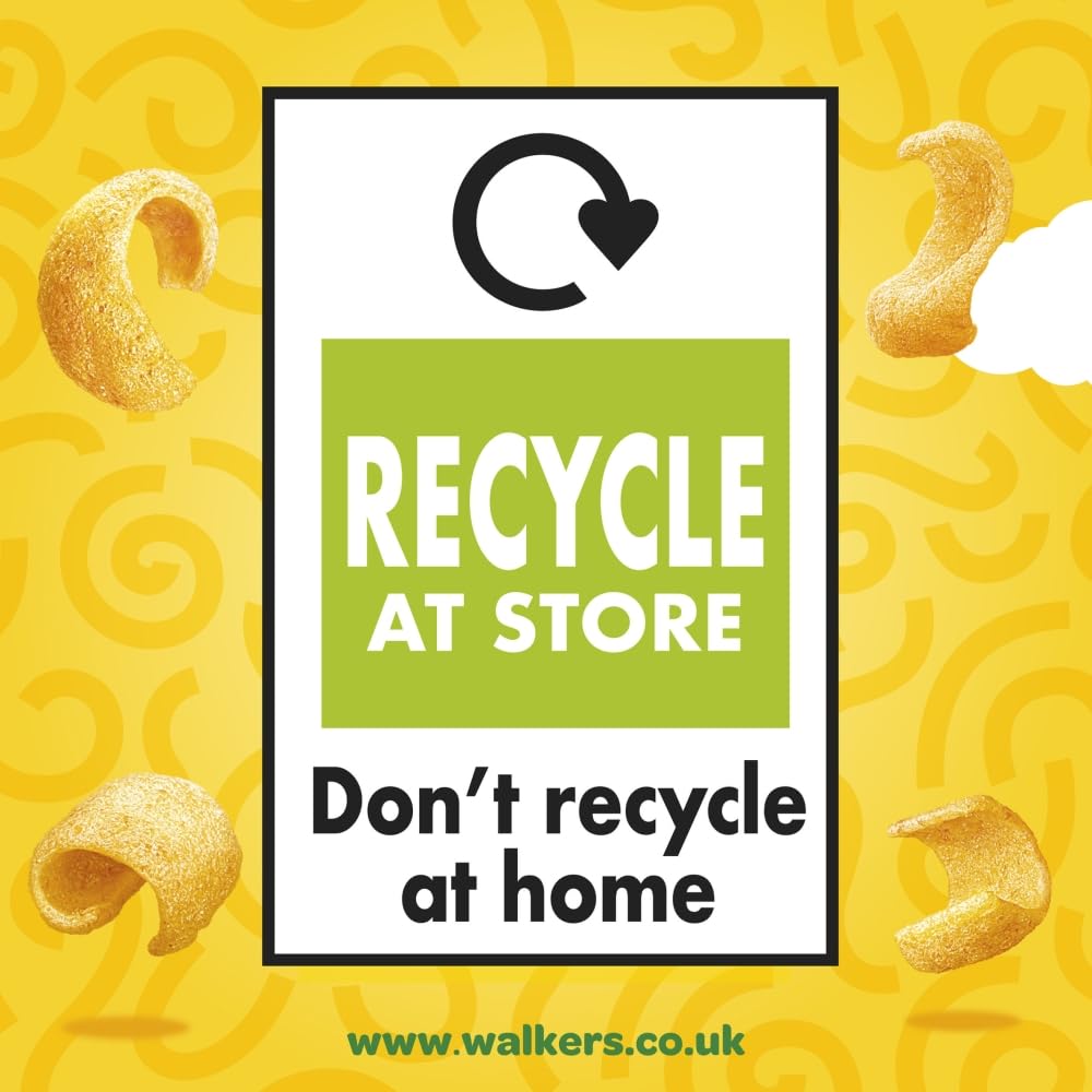 Walkers Quavers Cheese Flavour Snacks Multipack 20x16g 8