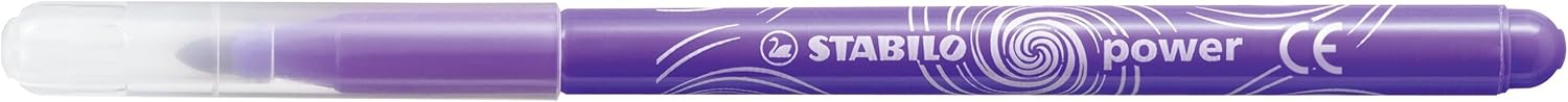 STABILO Power Felt Tip Pens - 30 Assorted Colours for Kids 4