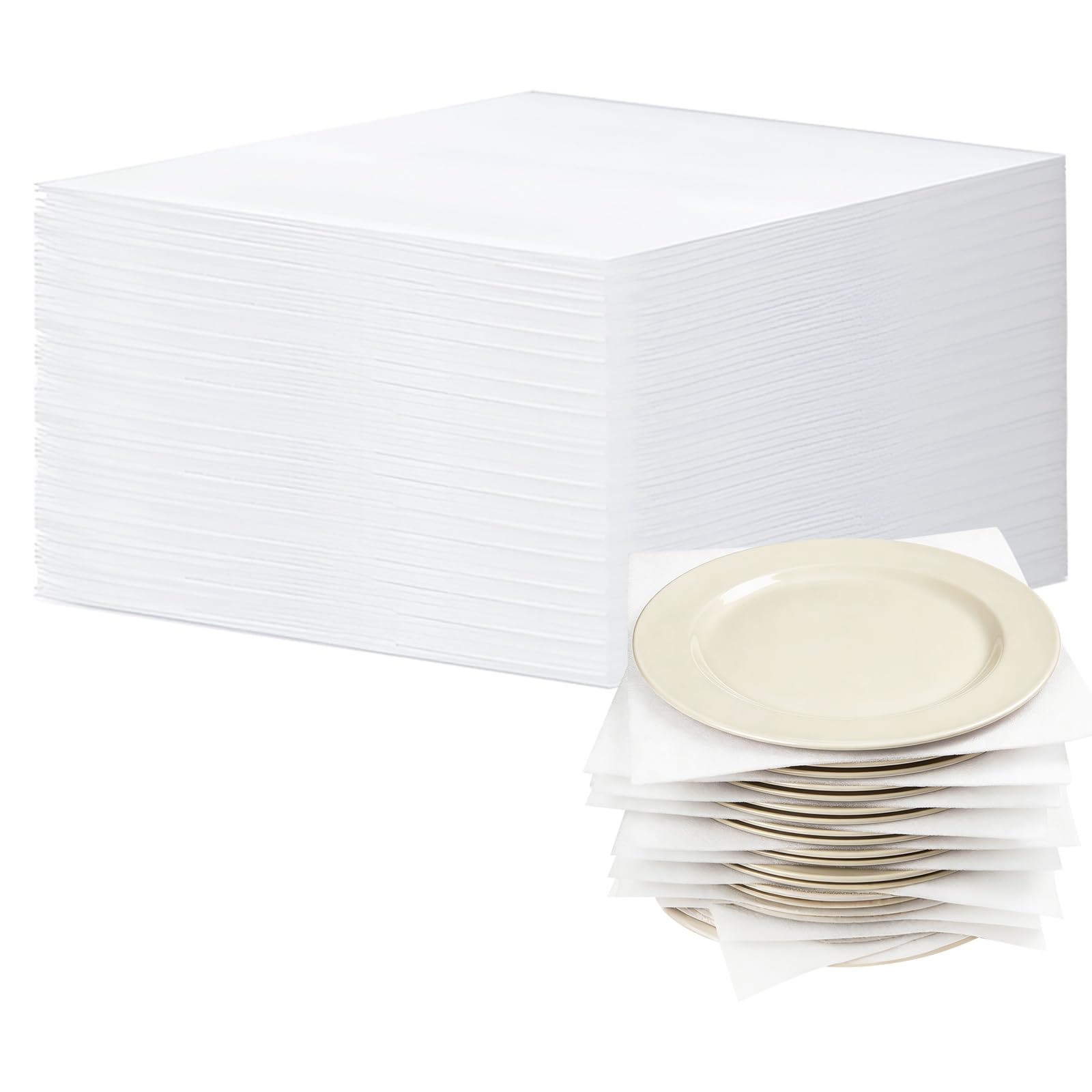 ASelected Cushion Foam Sheets - 50 Count Pre-Cut Wrap Protection | 12' x 12' | White 1