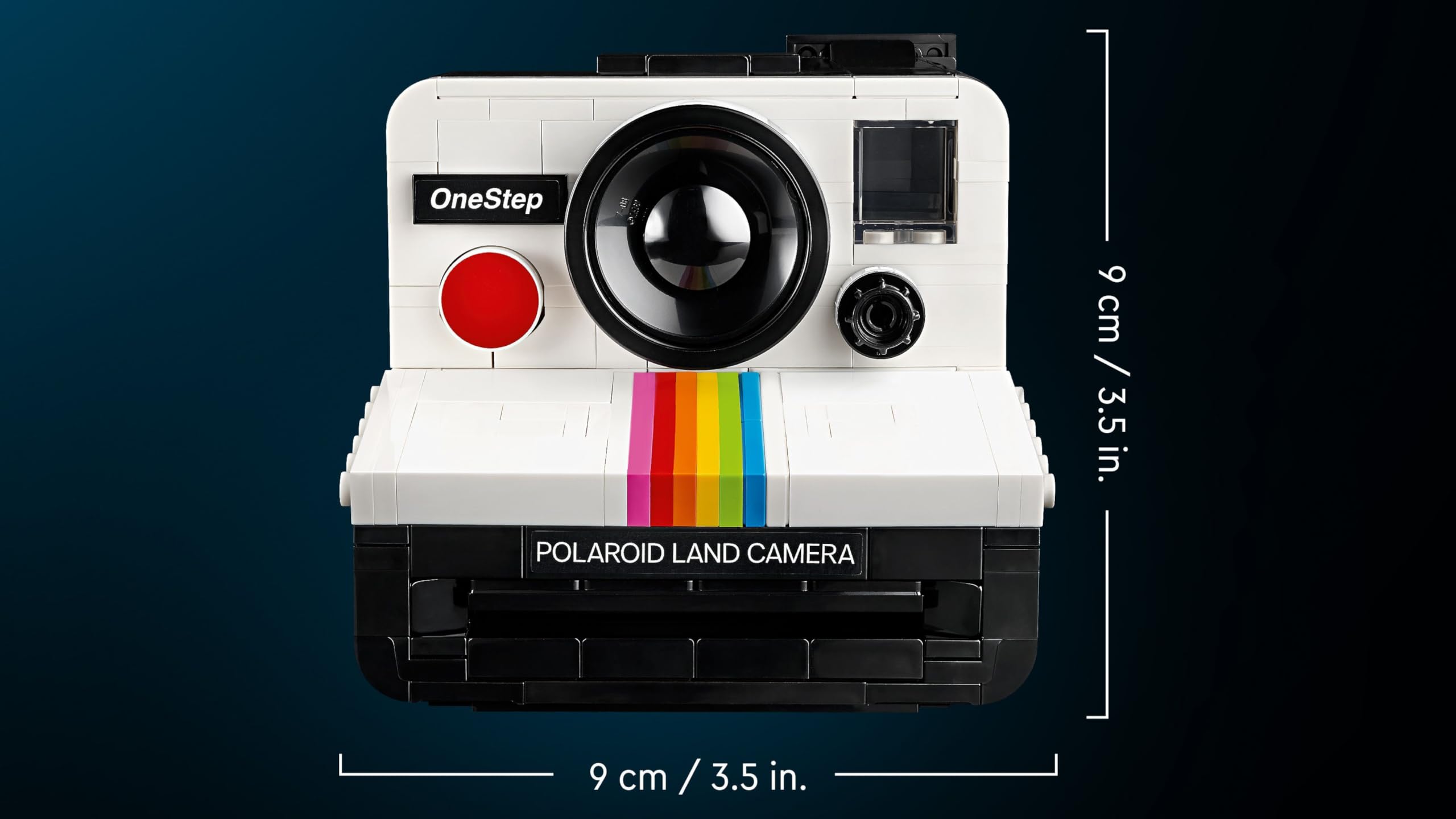 LEGO Ideas Polaroid OneStep SX-70 Camera Model Kit - Buildable Vintage Camera for Adults 13