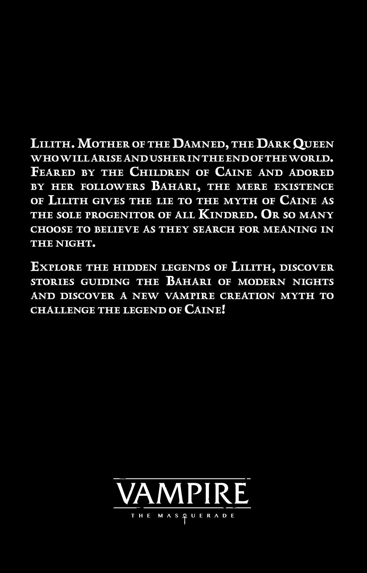 Renegade Vampire: The Masquerade RPG Revelations of the Dark Mother HC