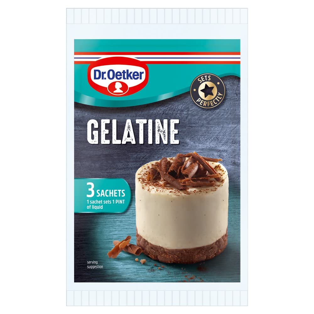 Dr. Oetker Gelatine Sachets, 3 x 12g - Powdered Beef Gelatine Setting Agent 6