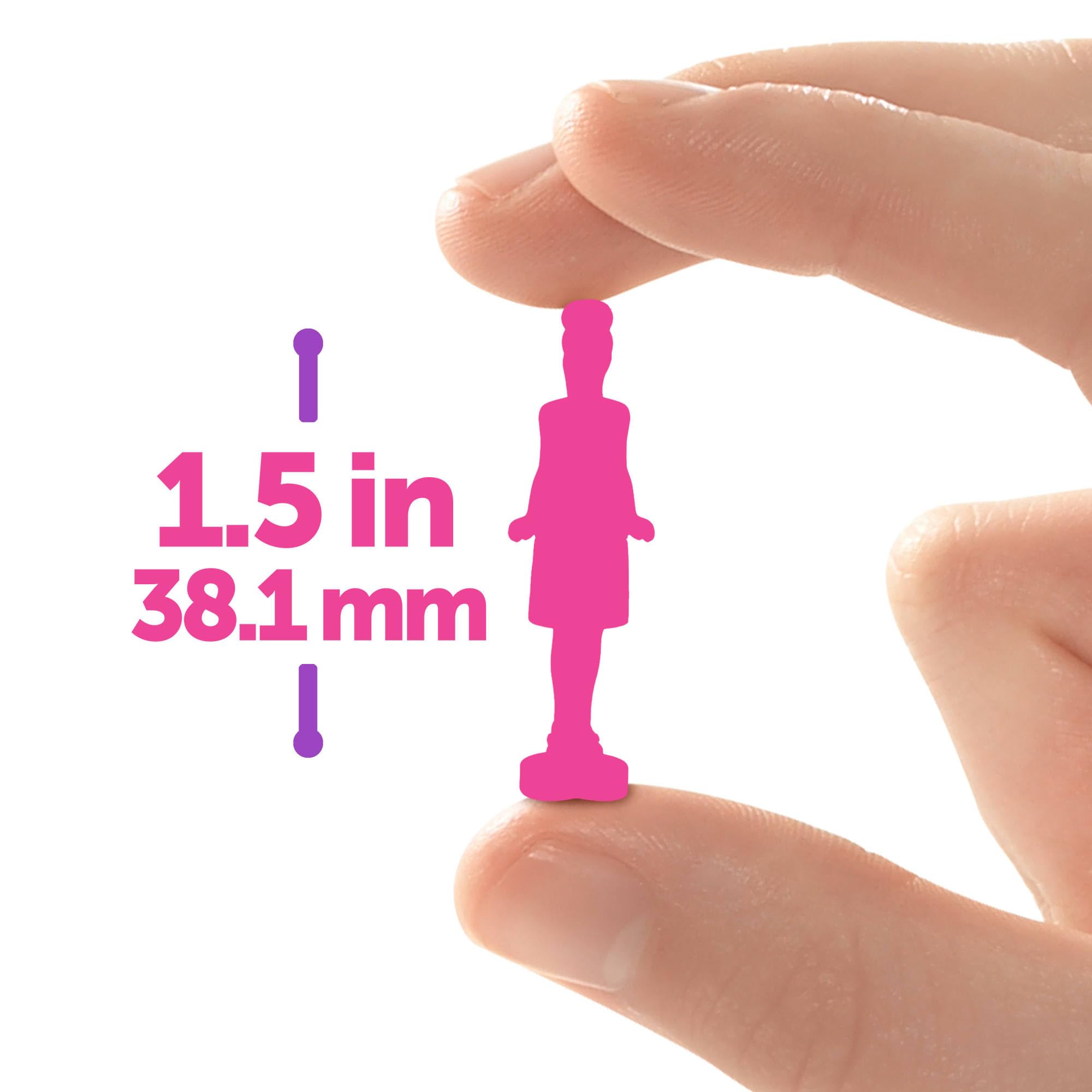 Mini Barbie Land 5-Pack Fashionistas Dolls - Surprise Color-Changing Playset for Kids 5