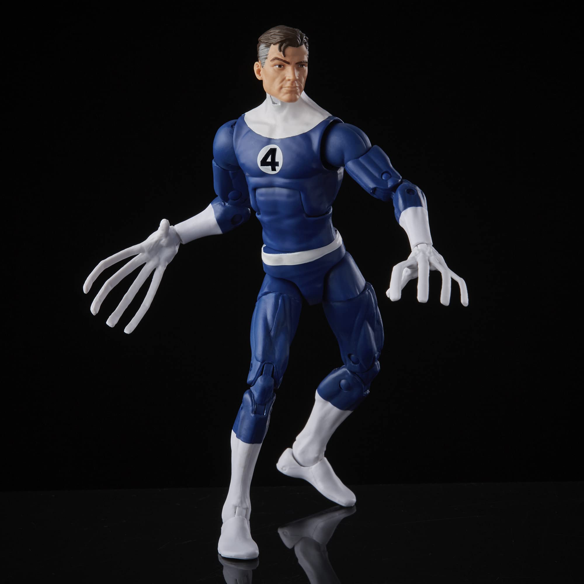Hasbro Marvel Legends Series Retro Fantastic Four Mr. Fantastic 6-inch Action Figure - Ages 4+ 8