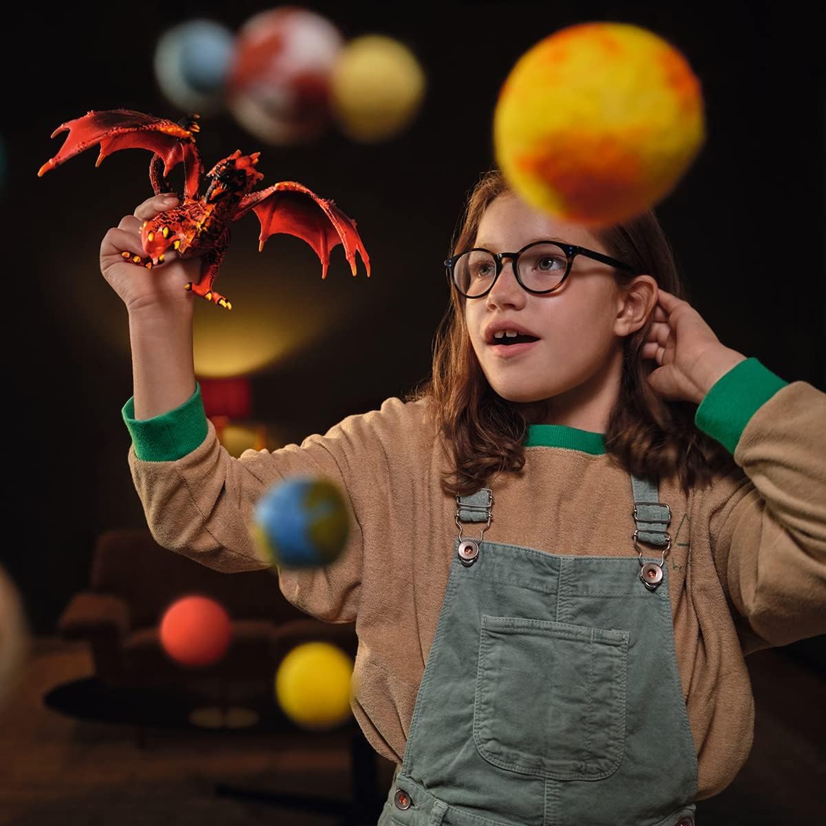 Schleich Eldrador Creatures - Lava Dragon Figurine with Movable Wings, Ages 5-12