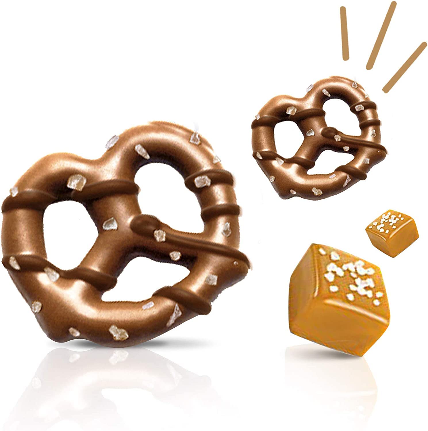 Flipz Salted Caramel Flavour Coated Pretzel Snacks, Sweet and Salty Bites, 90g 3