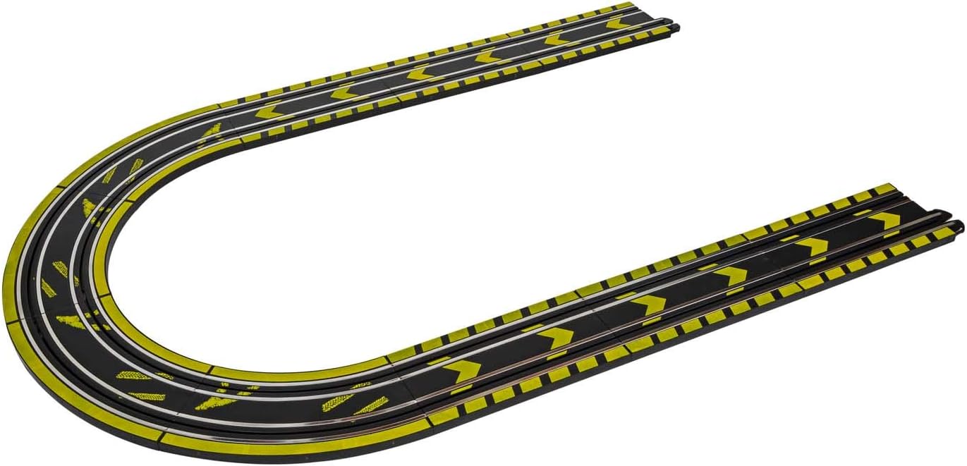 Micro Scalextric Track Extension Pack - 6 Straights & 4 Curves for 1:64 Slot Car Racing 3