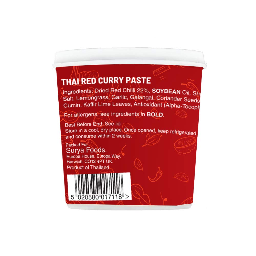 Thai Dragon - Red Curry Paste 400g Tub 3