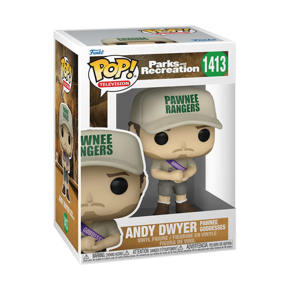 Funko Pop! TV: Parks and Recreation - Andy Dwyer With Sash Vinyl Figure - Approx. 3.75 inches