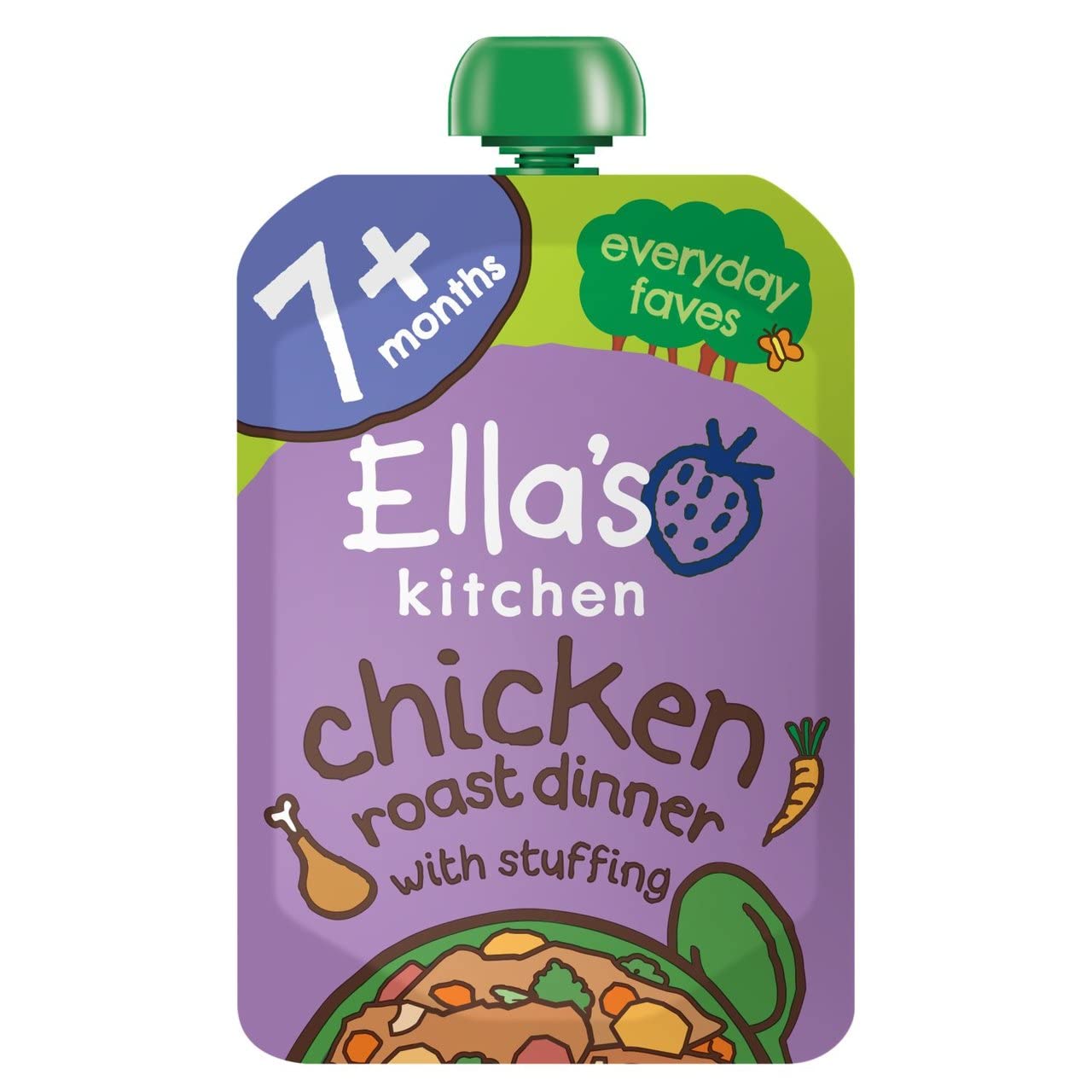 Ella's Kitchen Bio-Hähnchenbraten mit Käse, 130 g 3