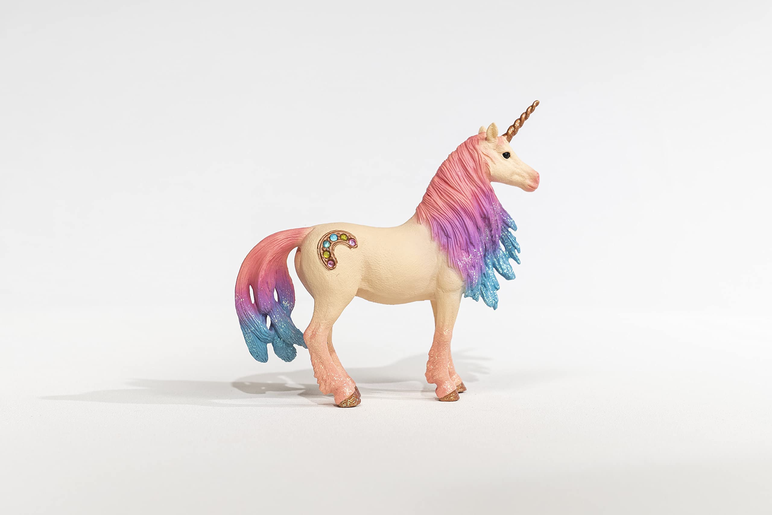 SCHLEICH 70723 Marshmallow Unicorn Mare Figurine - Multicoloured Fantasy Toy for Ages 3+ 3