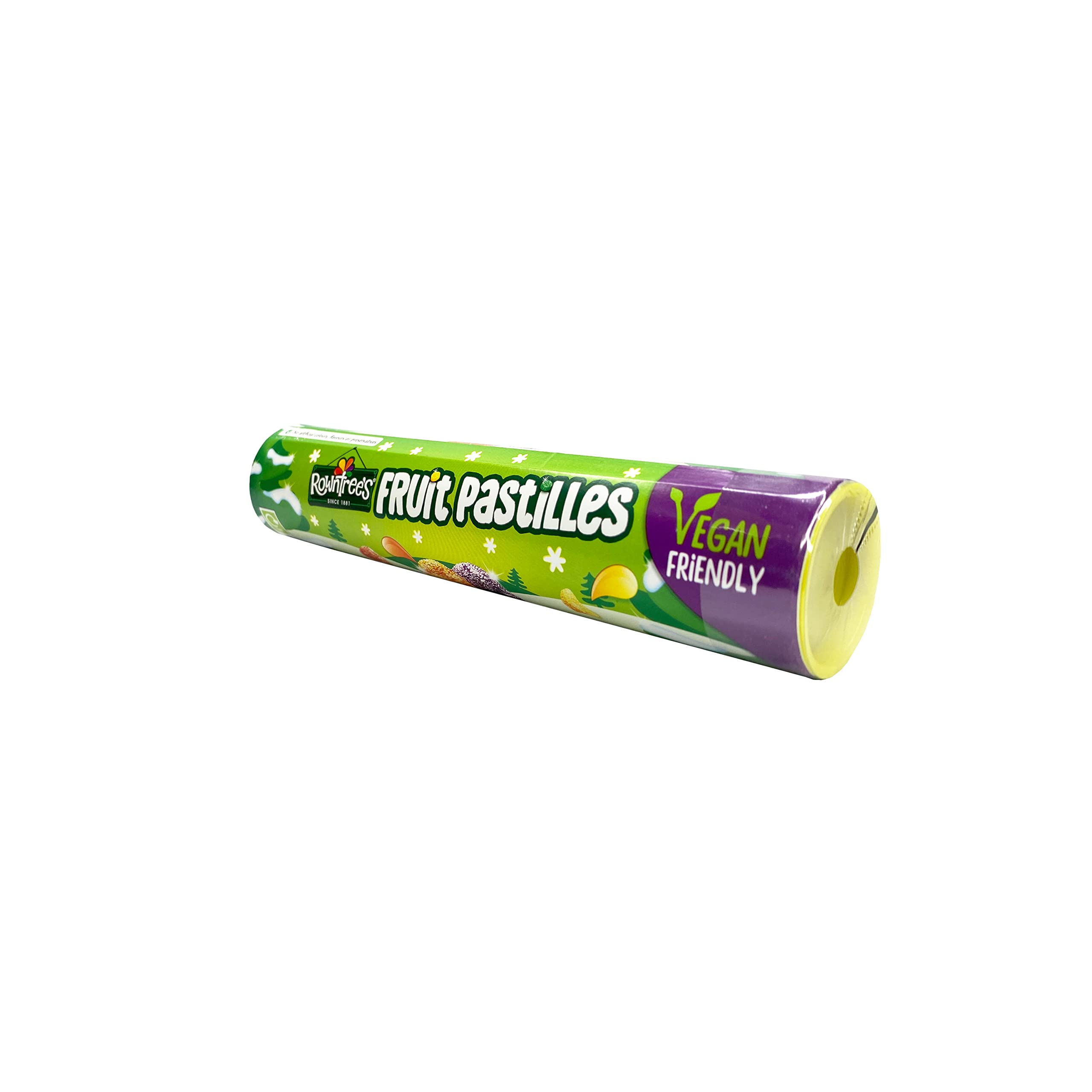 Rowntree's Fruit Pastilles Giant Tube - 115g Vegan Chewy Fruit Sweets 4