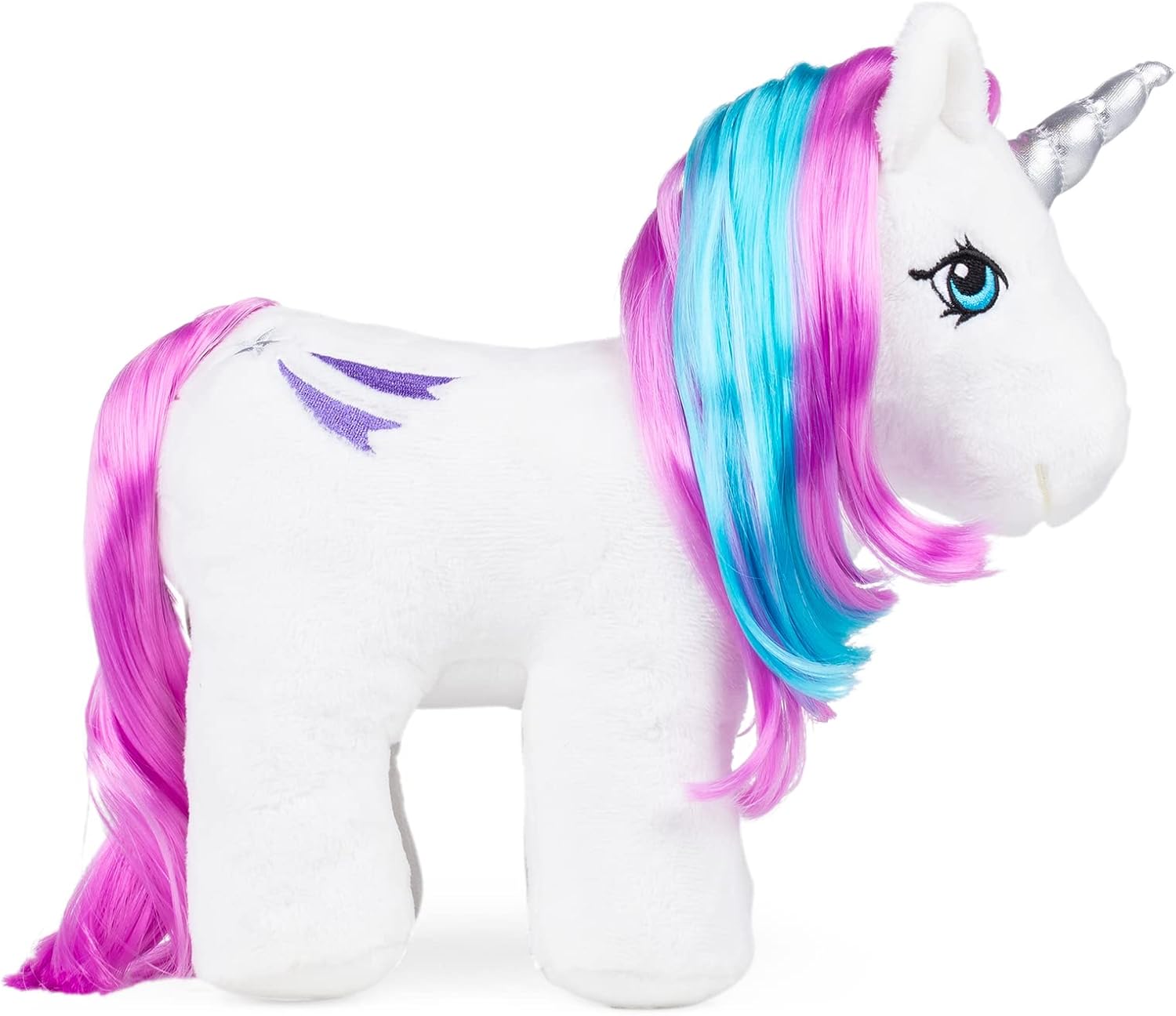 My Little Pony 40th Anniversary Plush Glory - Retro Unicorn Collectible Toy