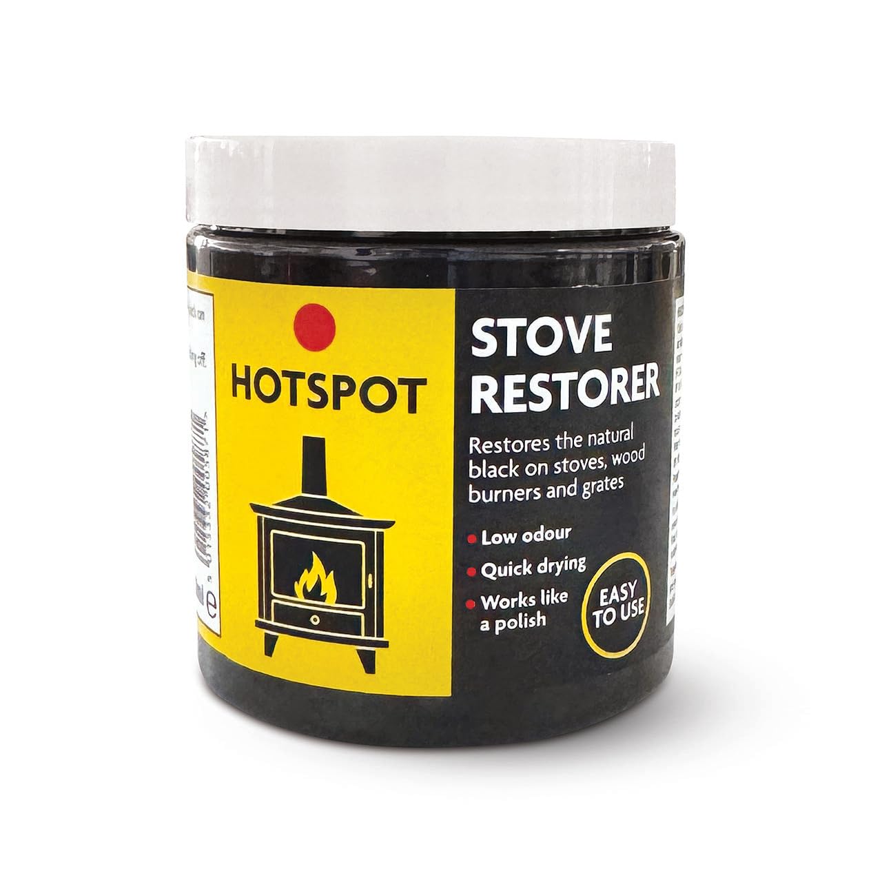 Hotspot Stove Restorer 250ml – Black Polish for Cast Iron Stoves & Fireplaces