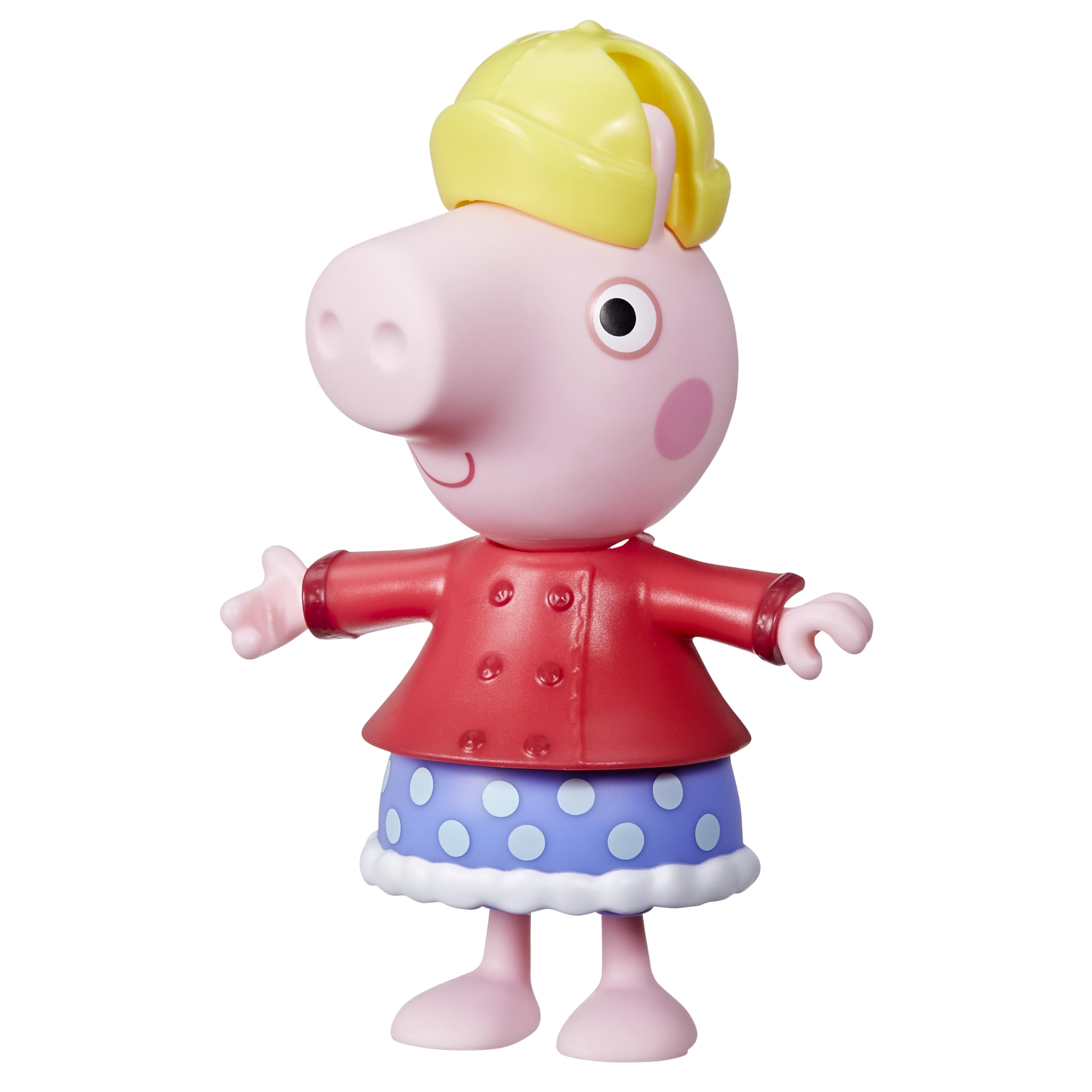 Peppa Pig Dress-Up Figure - 15 cm Doll with 6 Rain & Snow Accessories for Imaginative Play 3