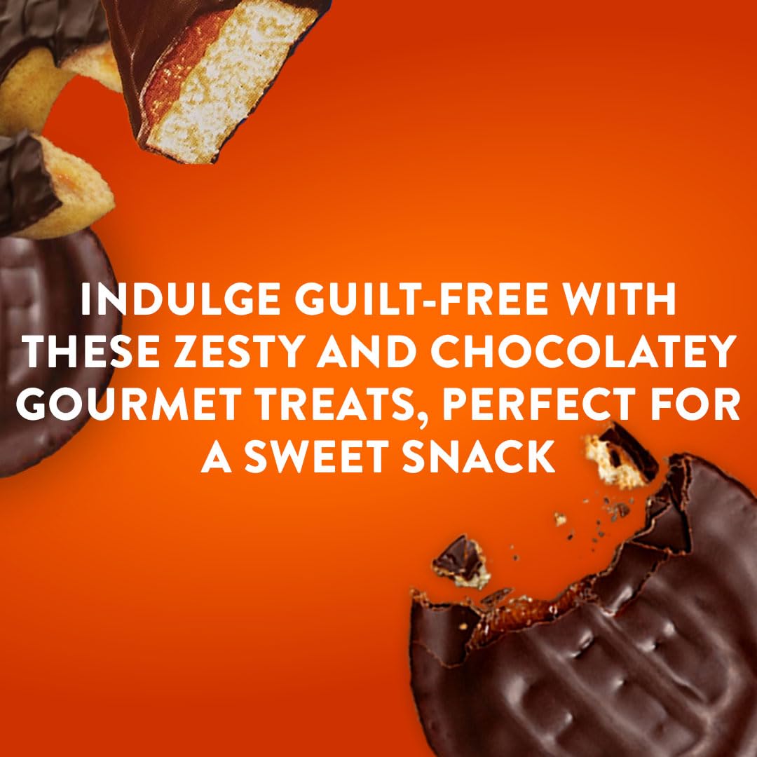 McVitie's Jaffa Cakes - Mega Box Value Pack 80 Count (4 Packs of 20) | Chocolate Orange Sponge