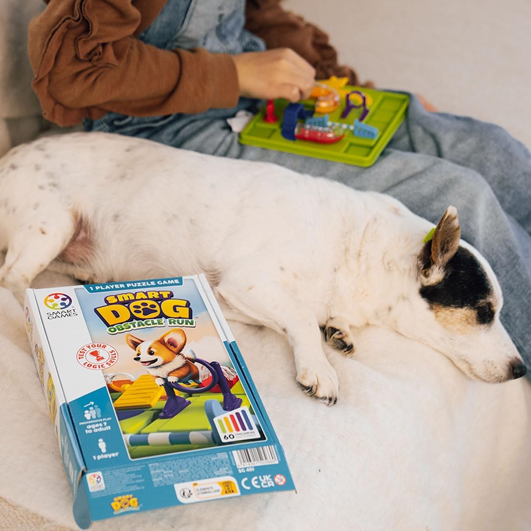 SmartGames Smart Dog Puzzle Game with 60 Challenges for Ages 7+