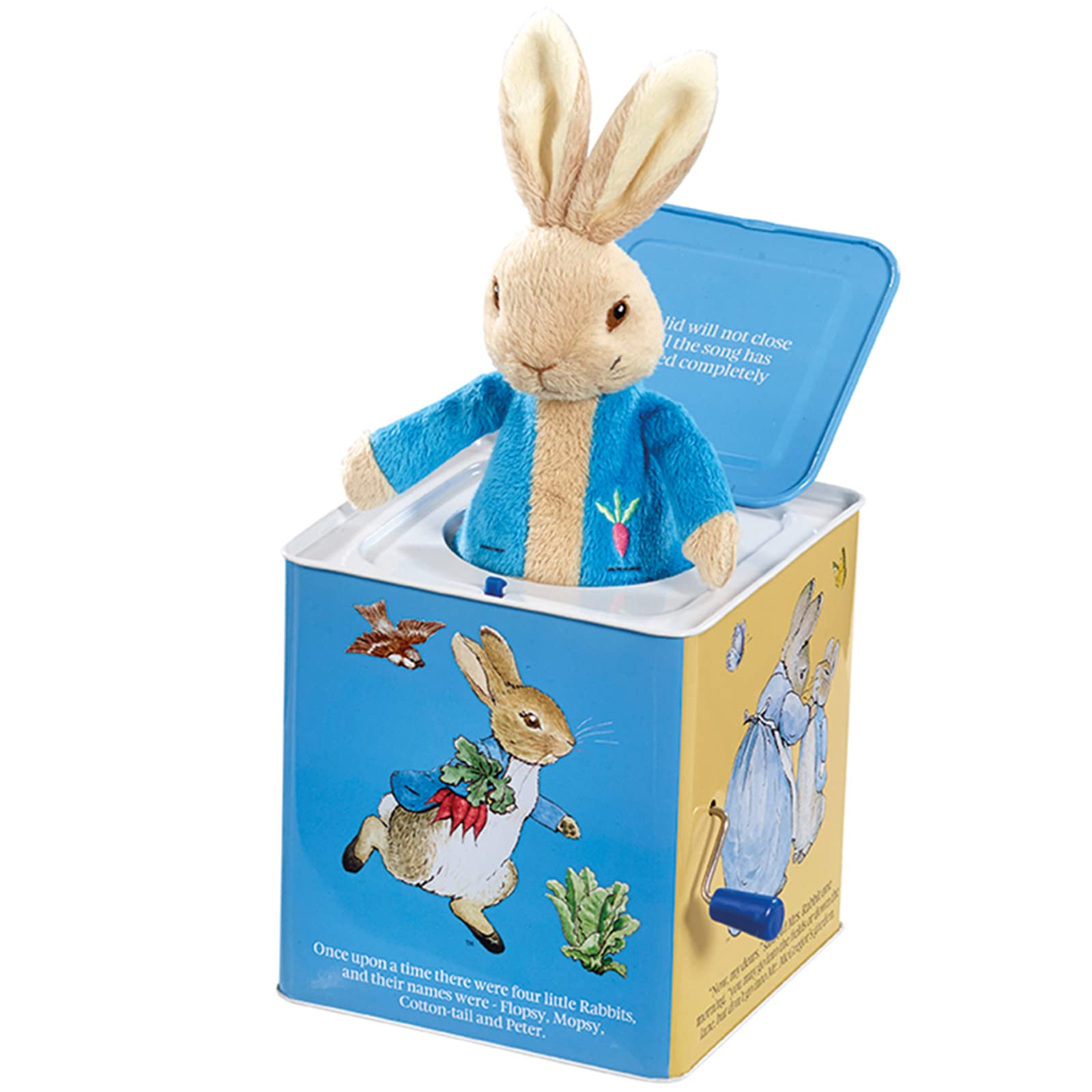 Peter Rabbit Jack in the Box - Musical Soft Toy for Toddlers 18M+