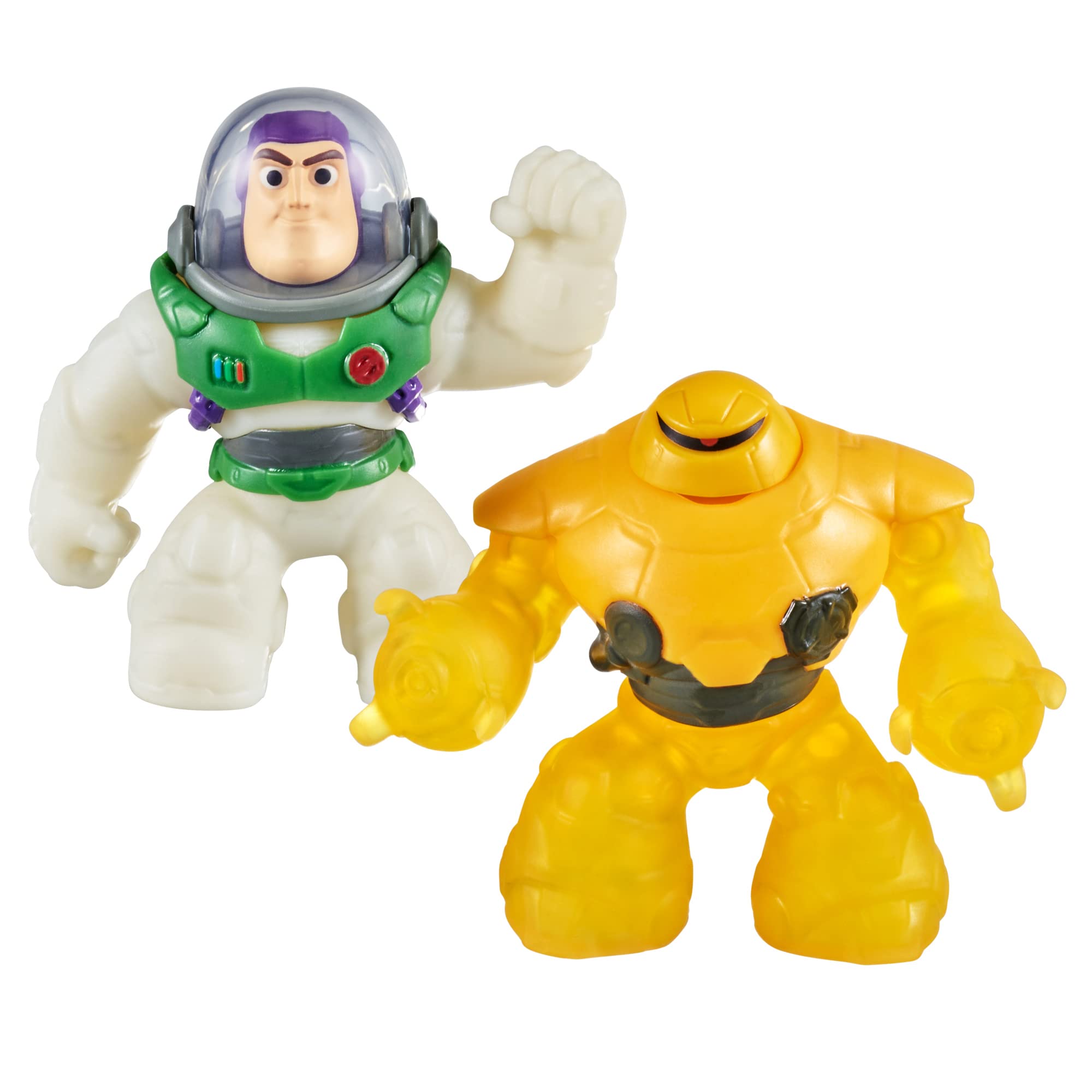 Heroes of Goo Jit Zu Lightyear Versus Pack - Buzz vs Zyclops, Stretchy Squishy Action Figures for Ages 4+