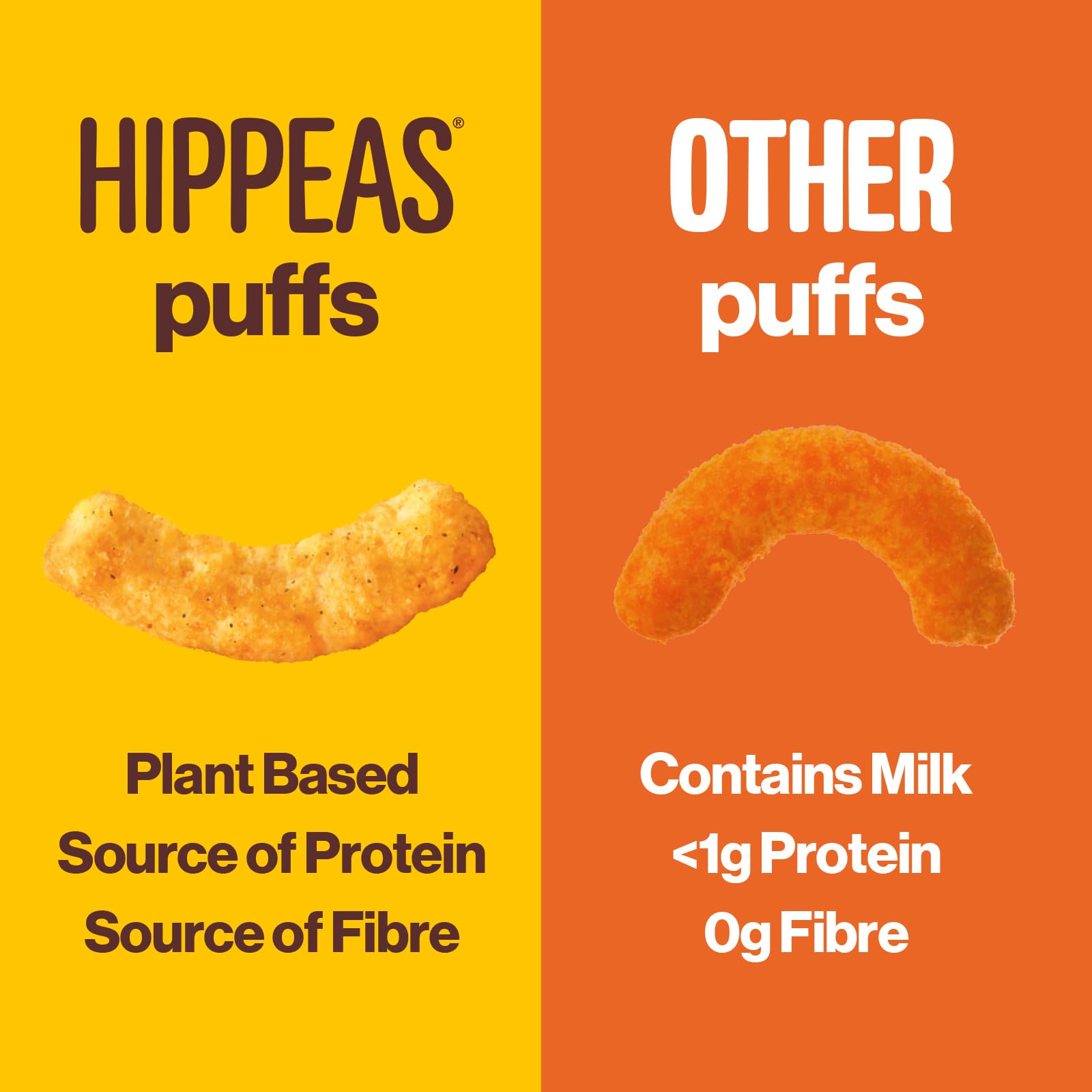 Hippeas Variety Pack Chickpea Puff Vegan Crisps | 12 x 22g | Gluten Free, Dairy Free, Low Calorie Snacks