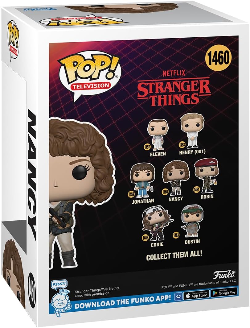 Funko Pop! TV: Stranger Things - Nancy Wheeler with Shotgun Vinyl Figure 3