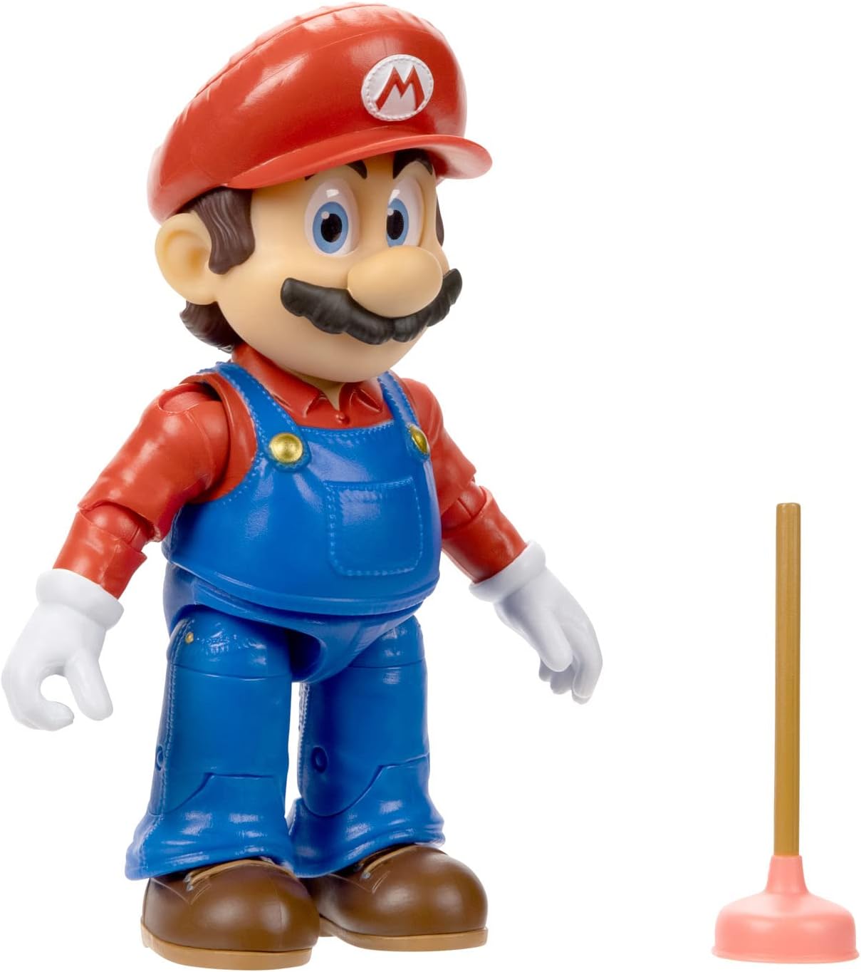 The Super Mario Bros. Movie - 5" Mario Action Figure with Plunger Accessory 5