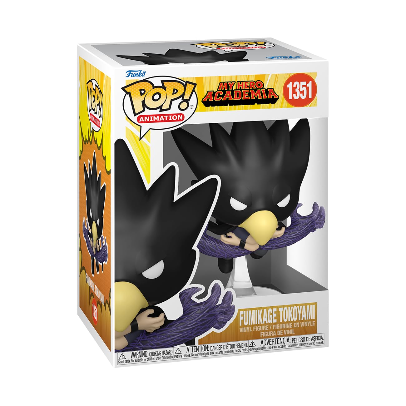 Funko Pop! Animation: My Hero Academia - Fumikage Tokoyami and Dark Shadow (Fallen Angel) Vinyl Figure 10