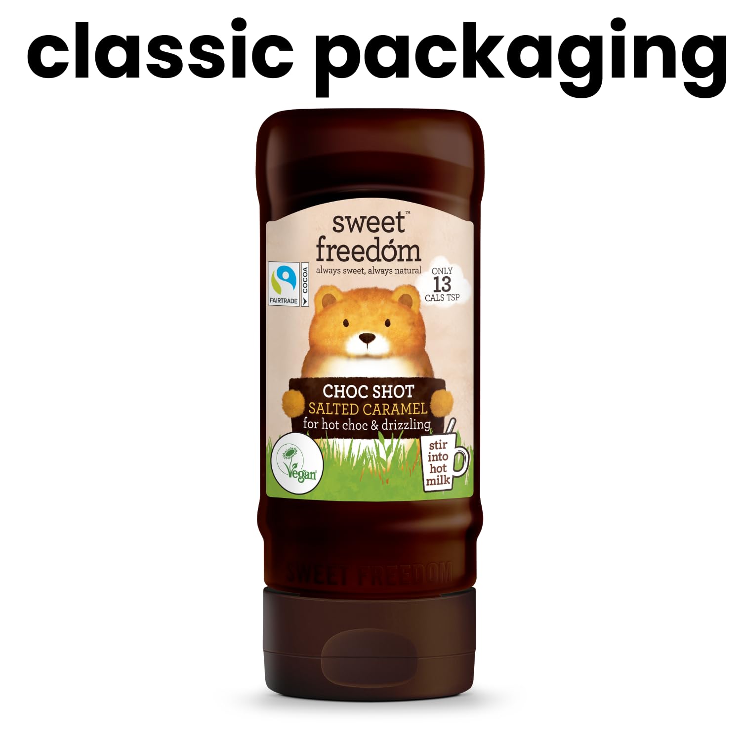 Sweet Freedom – CHOC SHOT Gesalzener Karamell-Schokoladensirup für heiße Schokolade und zum Beträufeln 4