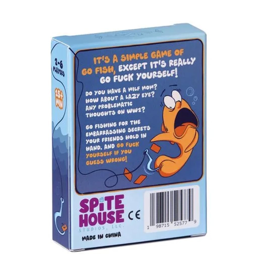 Go Fuck Yourself Card Game - Adult Go Fish Twist | 52 Cards | 2-10 Players | 15-30 Min