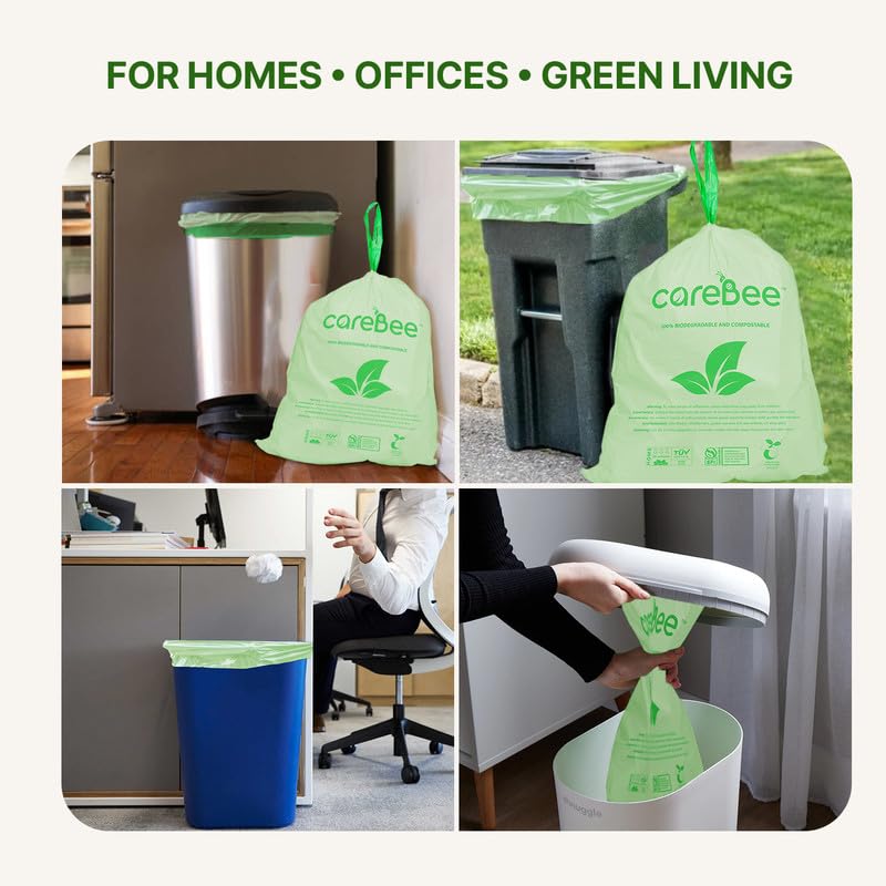 CareBee Heavy Duty Drawstring Bin Bags | 3-6L Capacity | Pack of 20 4